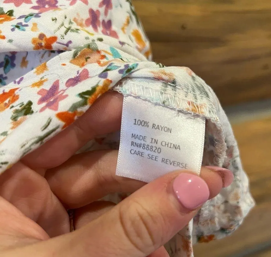 Rose & Thyme Floral Top - Image 3