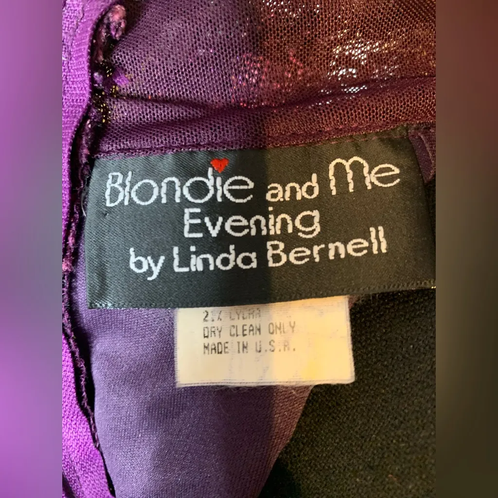 1990s midriff dress Purple Size 2 - Image 8