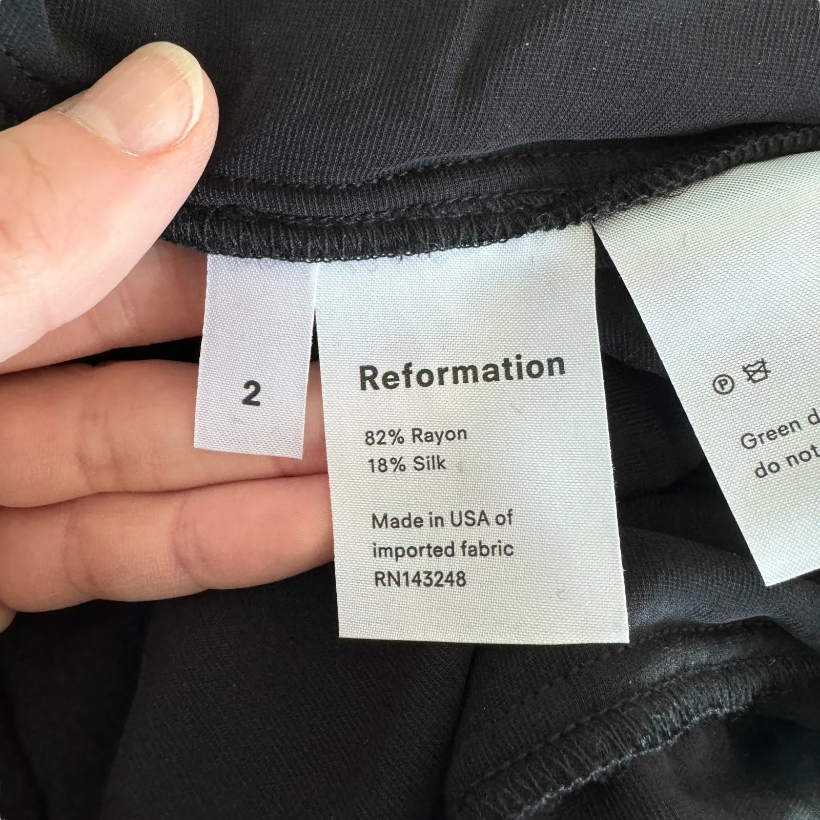 Reformation Black Velvet Jumpsuit - Image 10