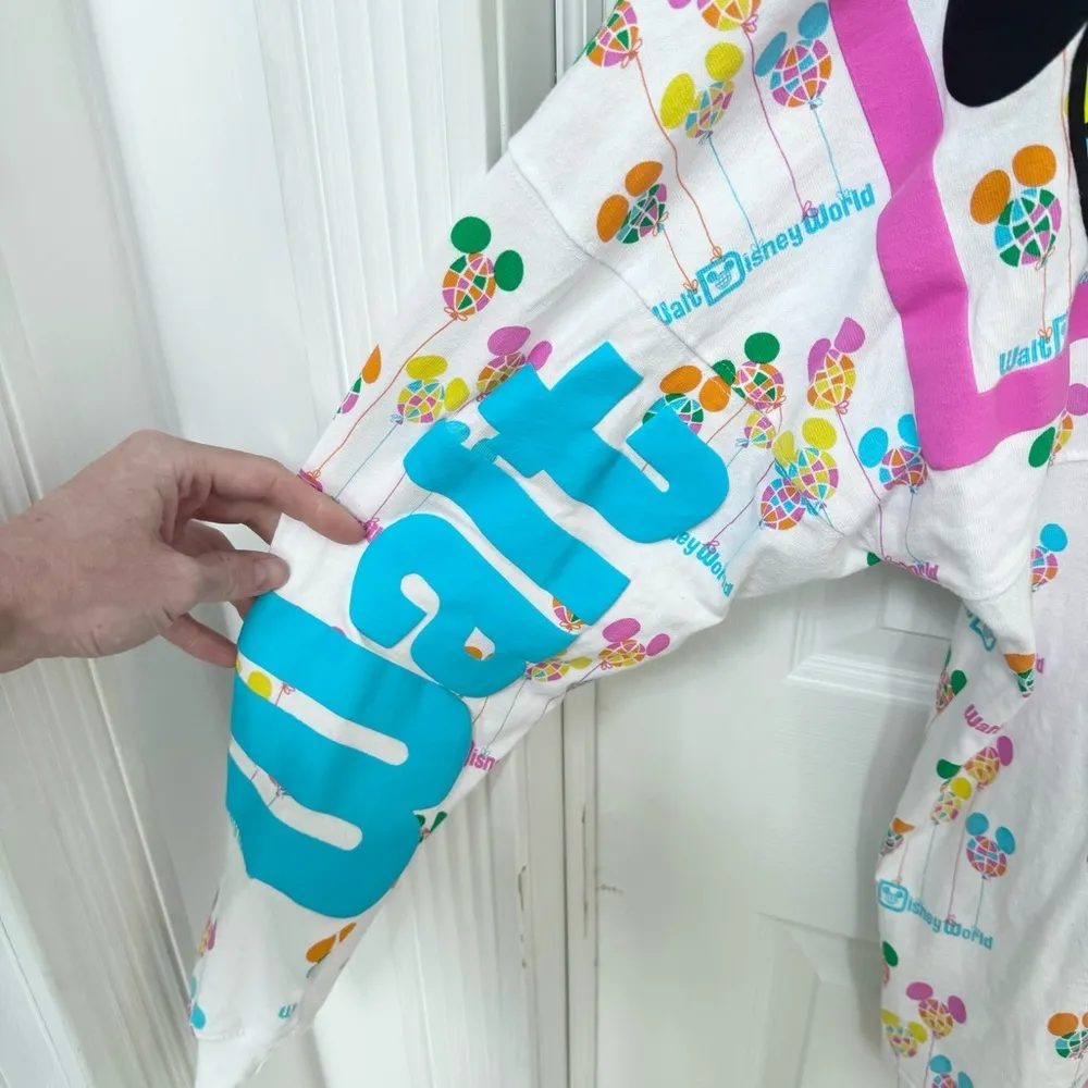 Walt Disney World Mickey Mouse Vault Balloon Spirit Jersey For Adults MEDIUM - Image 6