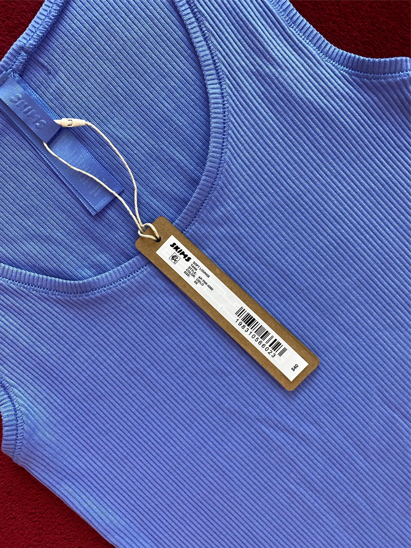 soft lounge tank in cielo size XS - Image 4