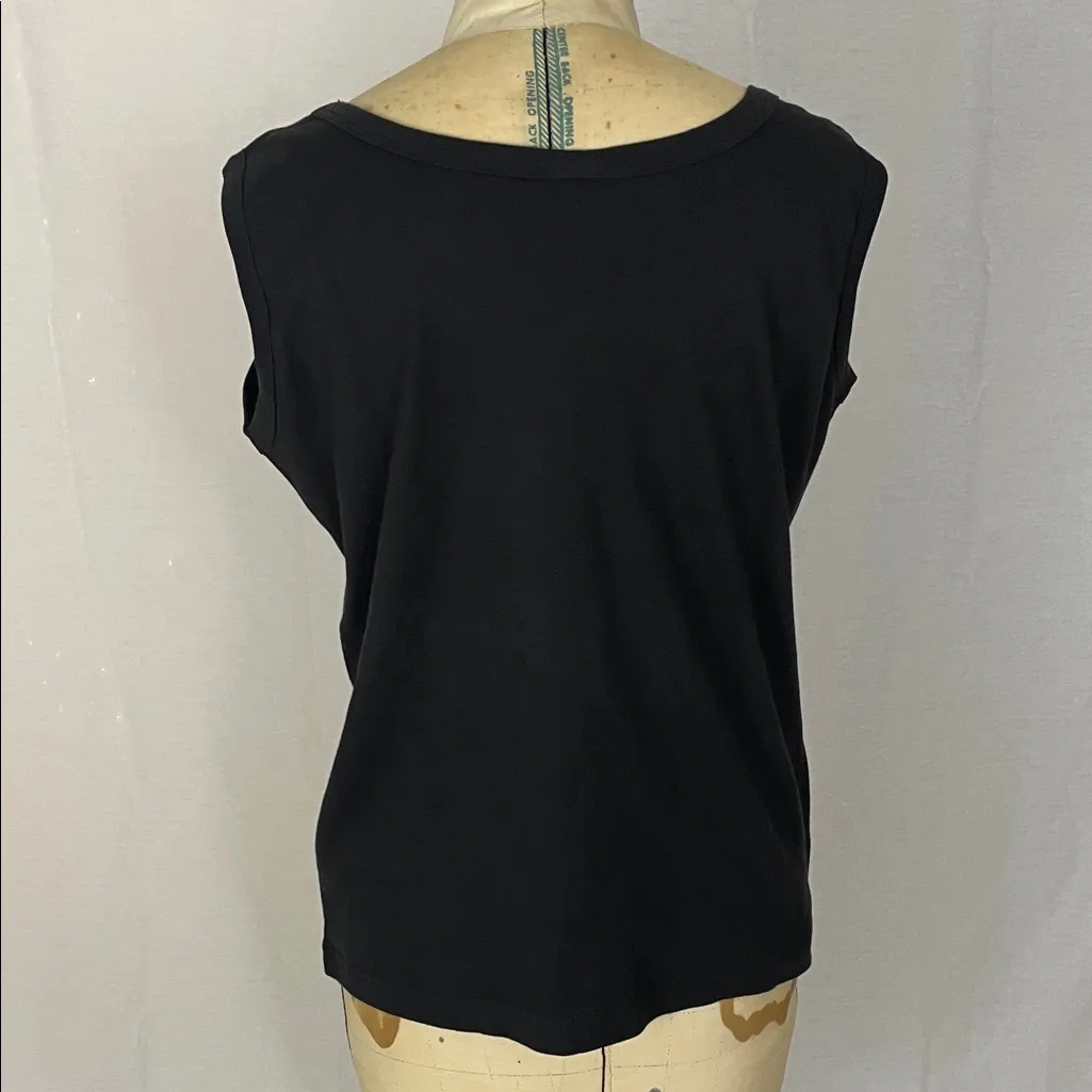 Lasolas Classic Black Women's Tank Top Size Medium - Image 2