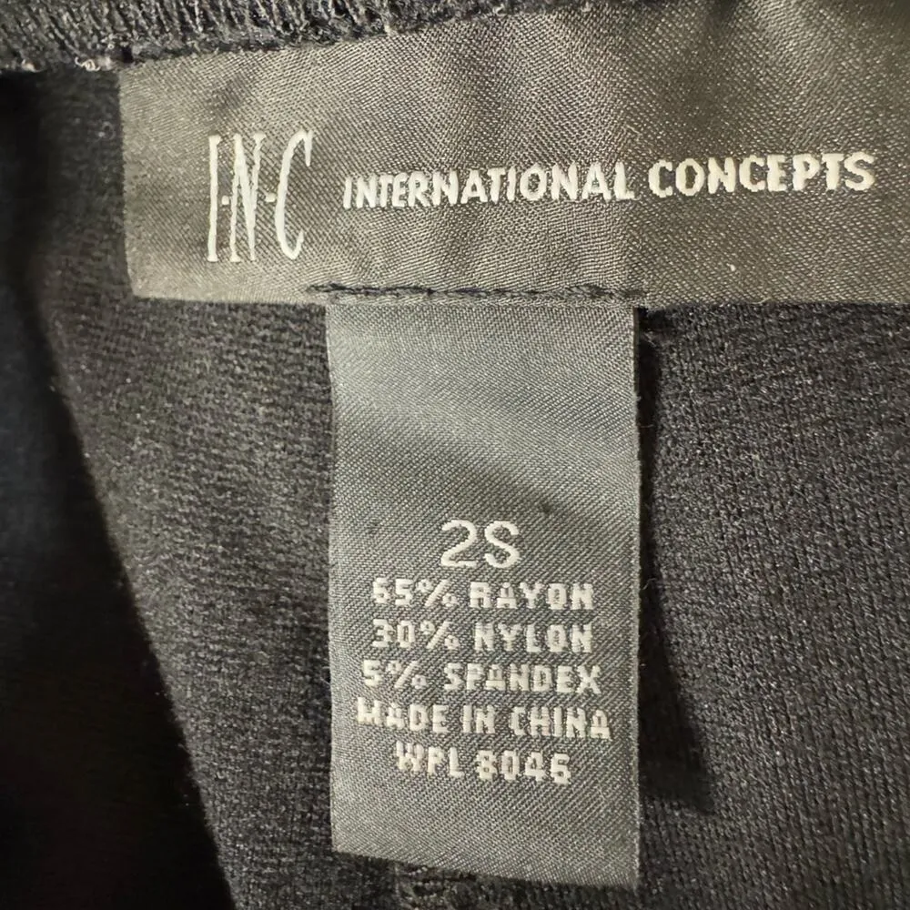 International Concepts Pull on Boot Cut Casual Pants Size S short Black - Image 3