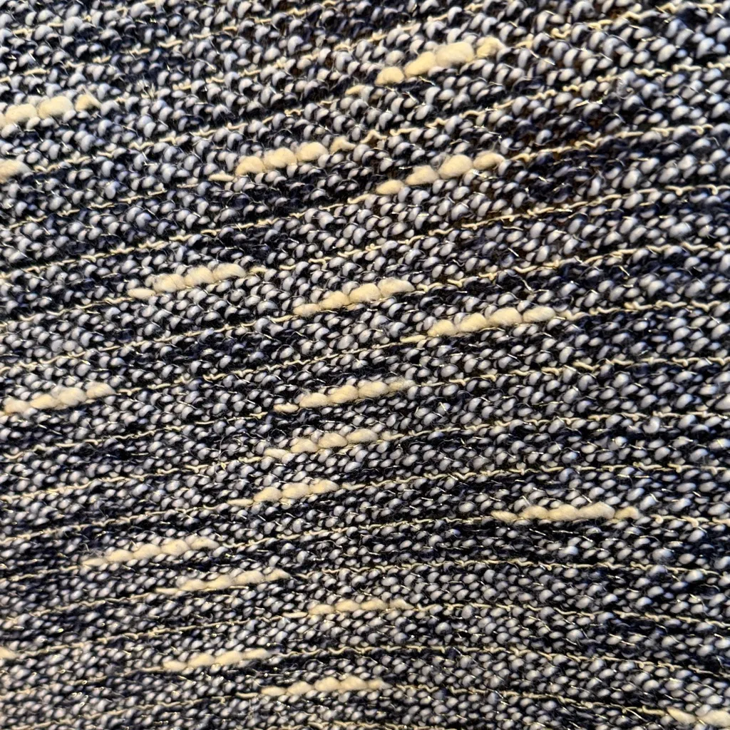 Blue and White Open Front Cardigan - Image 12