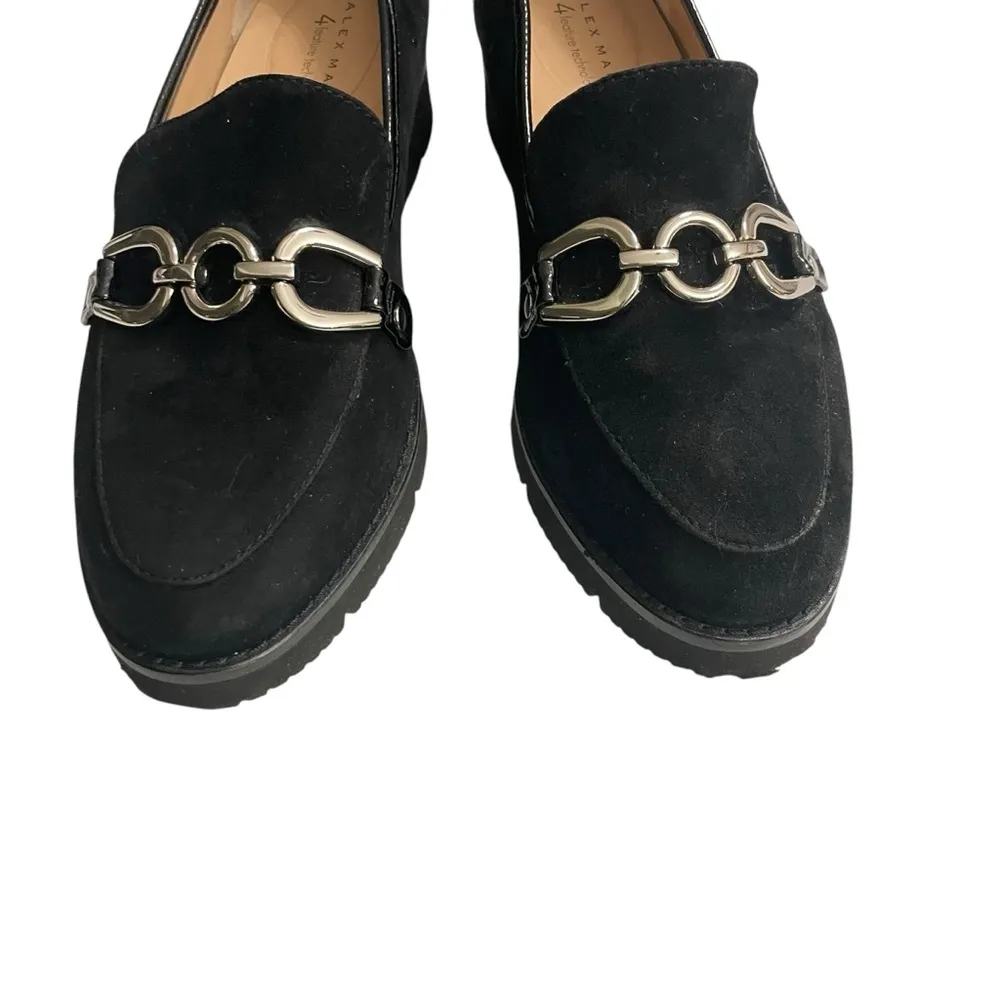 Alex Marie Shoes Womens Size 8.5 Flynn Black Platform Loafers size 8.5M - Image 7