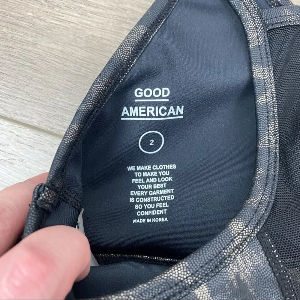 Good American The Barely There Leopard Print Bralette Sz.2(M) - Image 6