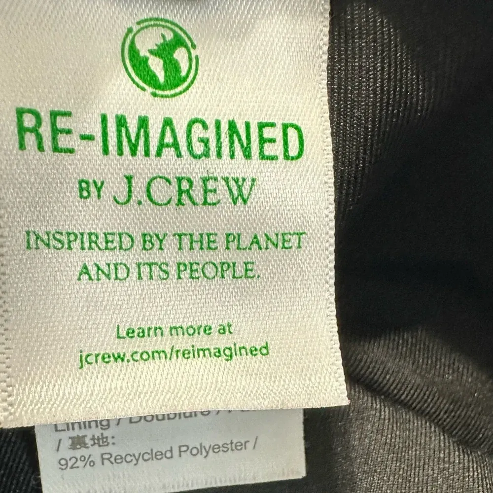J. Crew Black Eco-Friendly Fabric - Image 11
