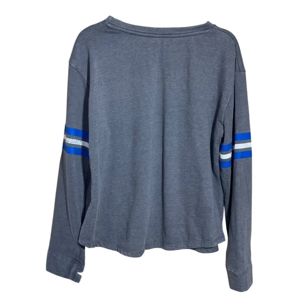 Kentucky Wildcats Sweatshirt Crew Neck Ladies Grey Blue Size XL Extra Large - Image 2