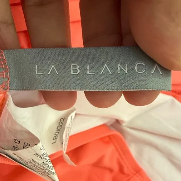 LA BLANCA‎ Coral Reef Island Goddess Cross-back Swimsuit - Image 8