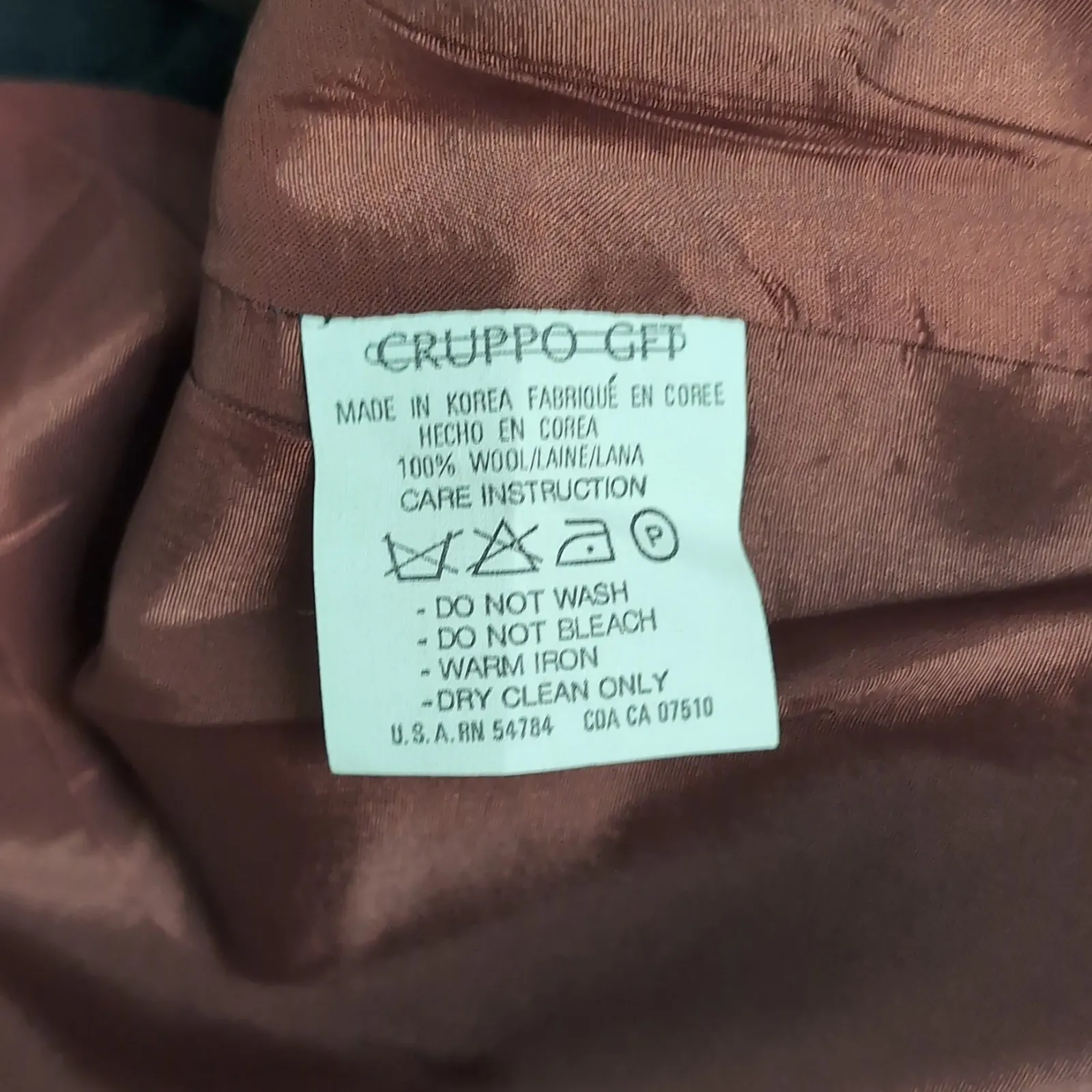 Emanuel Ungaro Vtg Gray 100% Wool Mini Pencil Skirt 10/44 Academia Career - Image 6