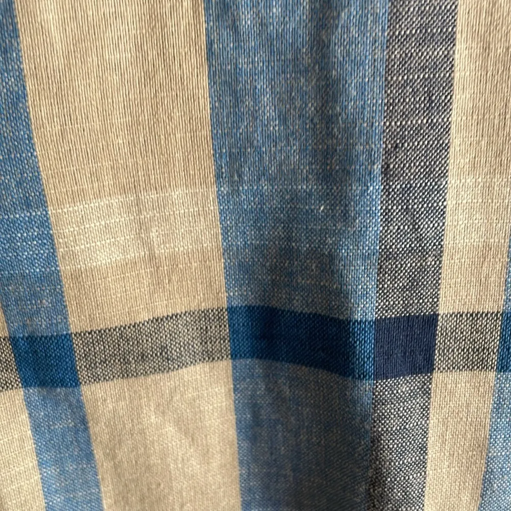 🍄‍🟫🍄‍🟫🍄‍🟫3 for 12$🍄‍🟫🍄‍🟫🍄‍🟫Plus Size Plaid Button Up Shirt Blue - Image 3