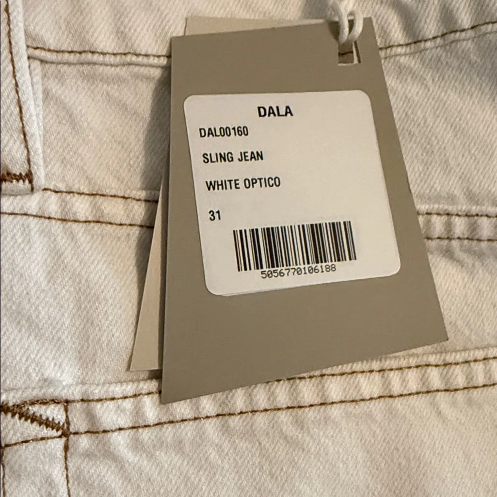 DALA Sling Wide Leg Loose Fit Jeans - Image 4