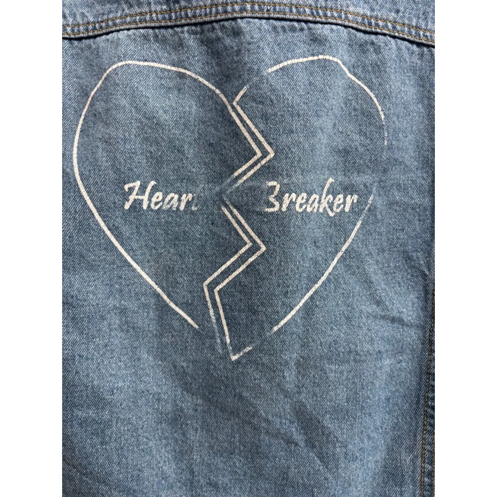 Women's Sadie & Sage Blue Denim Heartbreaker Jean Jacket - Image 5