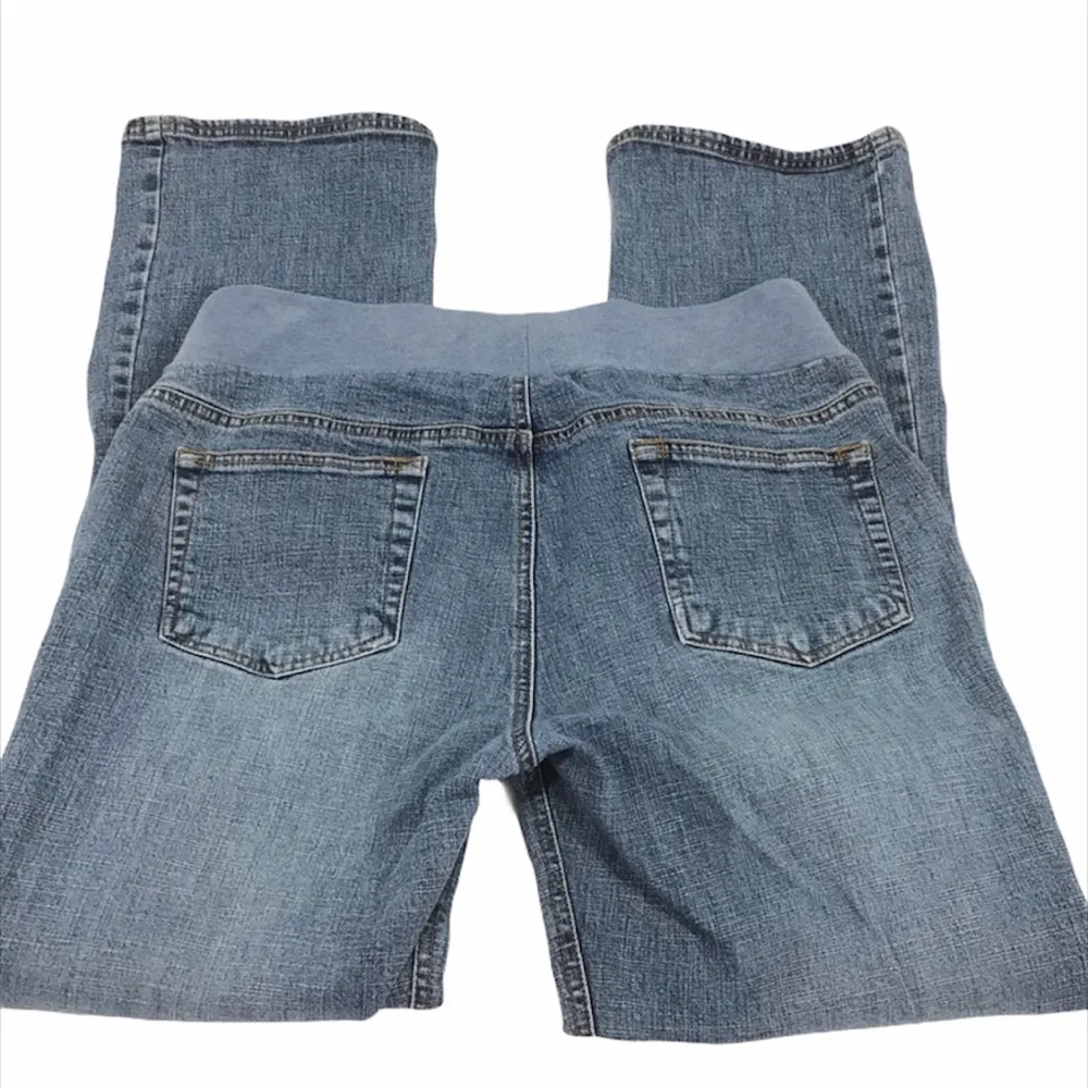 Old Navy Short Panel Bootcut Jeans, Size Medium - Image 4