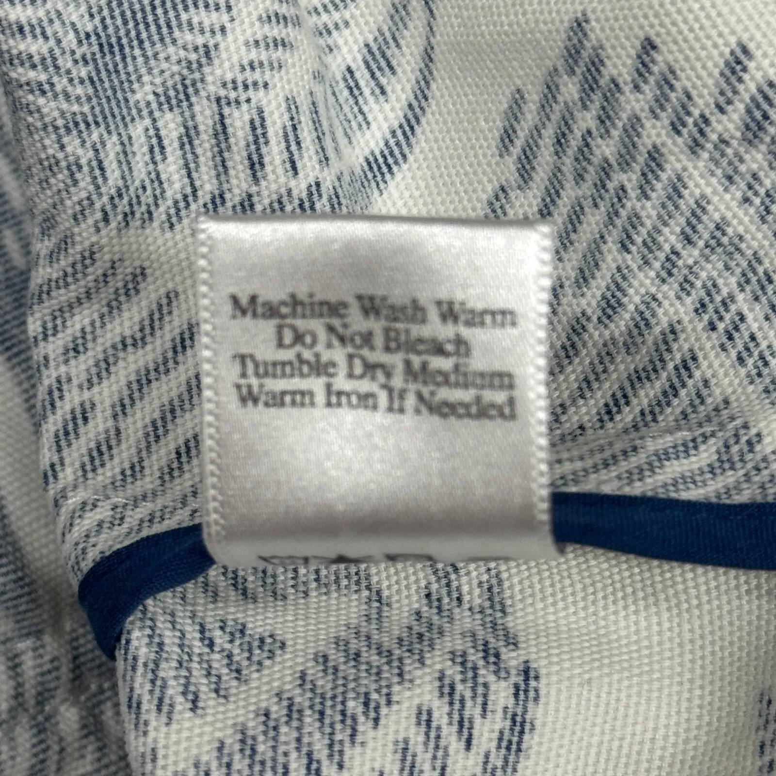 Coldwater Creek Blazer Womens 2X Blue White Linen Blend Minimalist Career - Image 11