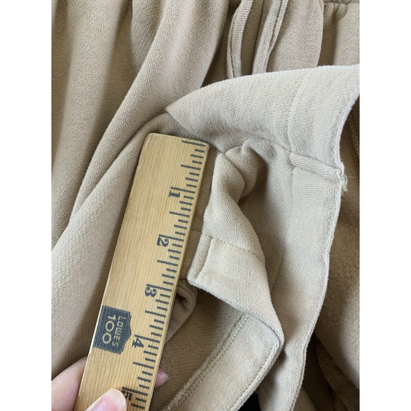 EXPRESS Women's Romper Quarter Zip Tie Waist Fleece Retail $78 Beige Size XS - Image 11