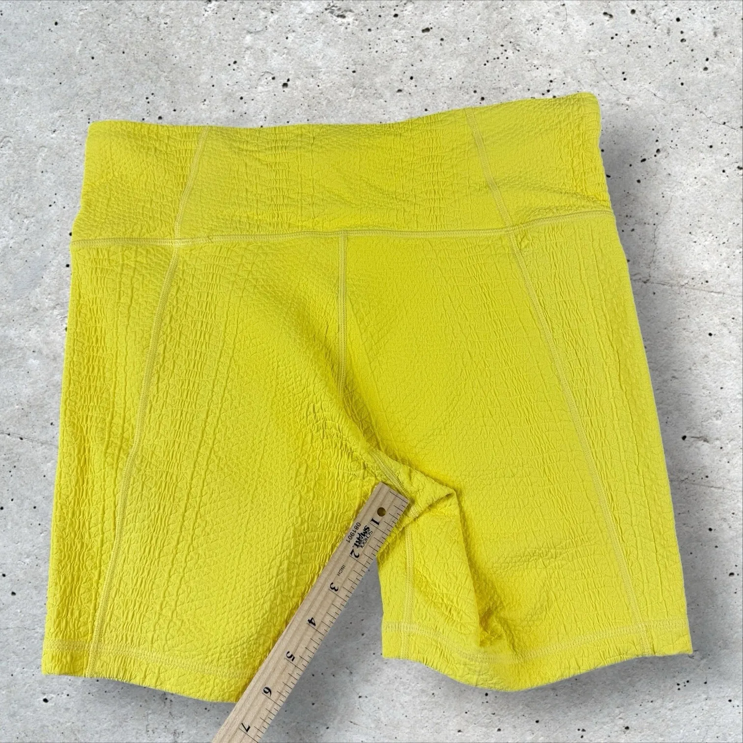 Gigi‎ C Mila Bike Biker Shorts Yellow Sz XL Workout Athletic USA - Image 7