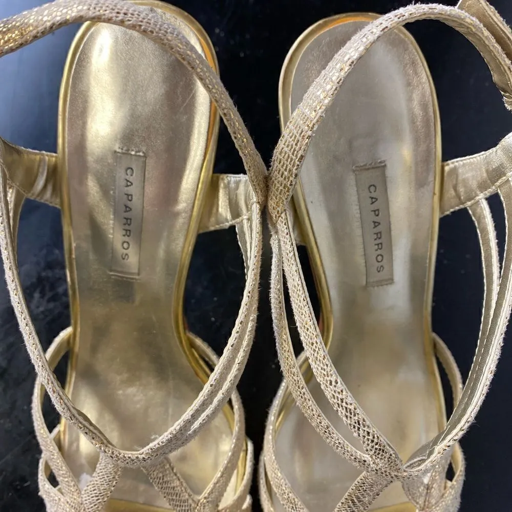 #174 CAPARROS snakeskin heels  - Image 4