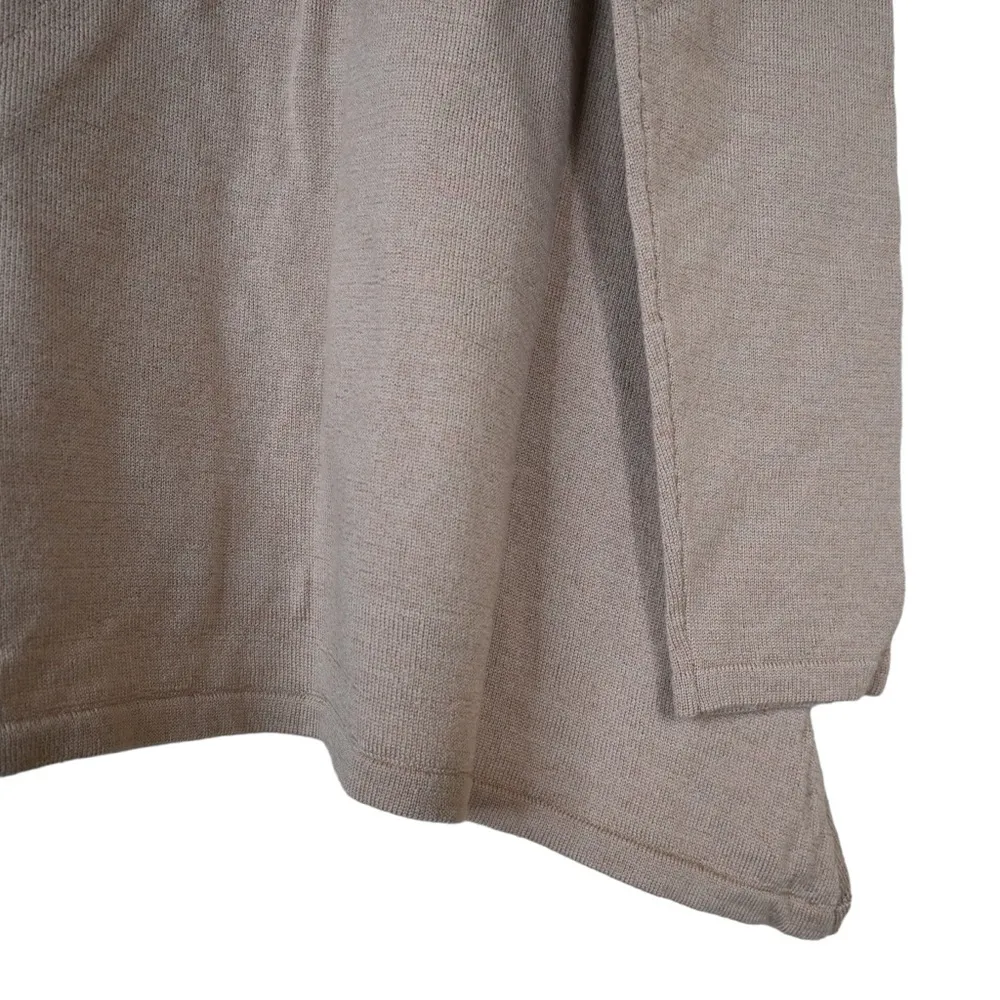 Donna Karan New York Womens M Asymmetric Cowl Neck Wool Blend Sweater NEW - Image 7