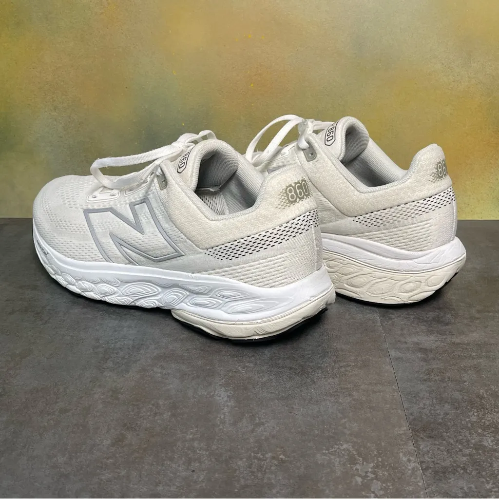 New Balance Fresh Foam X 860v14 Women's White Running Shoes Size 10.5B - Image 9