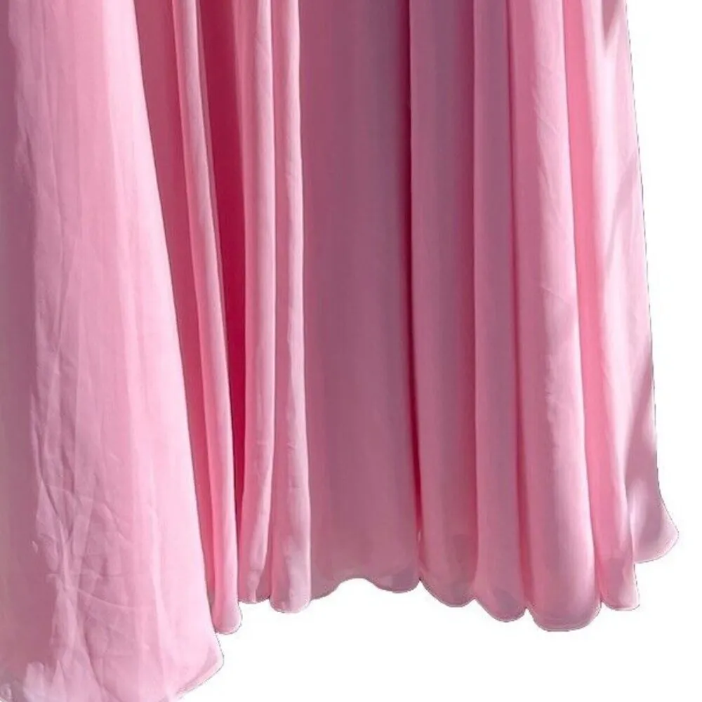 Madeline Gardner Formal Dress Women’s Sz 8 Pink Rose Long Dress MoriLee NWT - Image 11