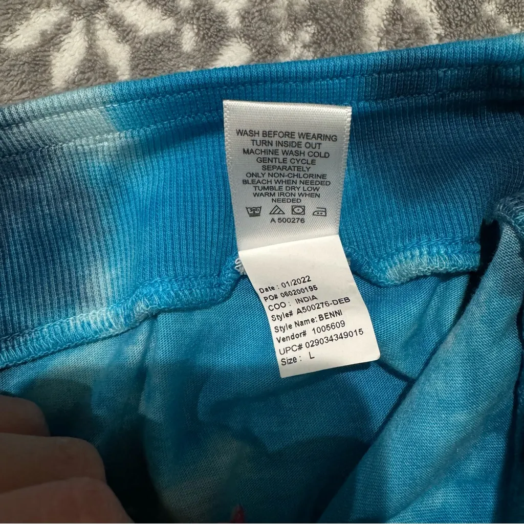 NWT LOGO by Lori Goldstein Benni‎ Beach to Street Tie-Dye Midi Skirt Size Large - Image 6