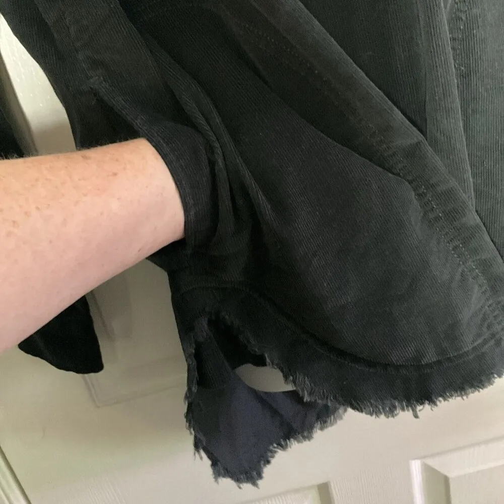 NWT Brown Corduroy Pullover 1/4 Zip Long Sleeve Top Shirt Casual XS - Image 6