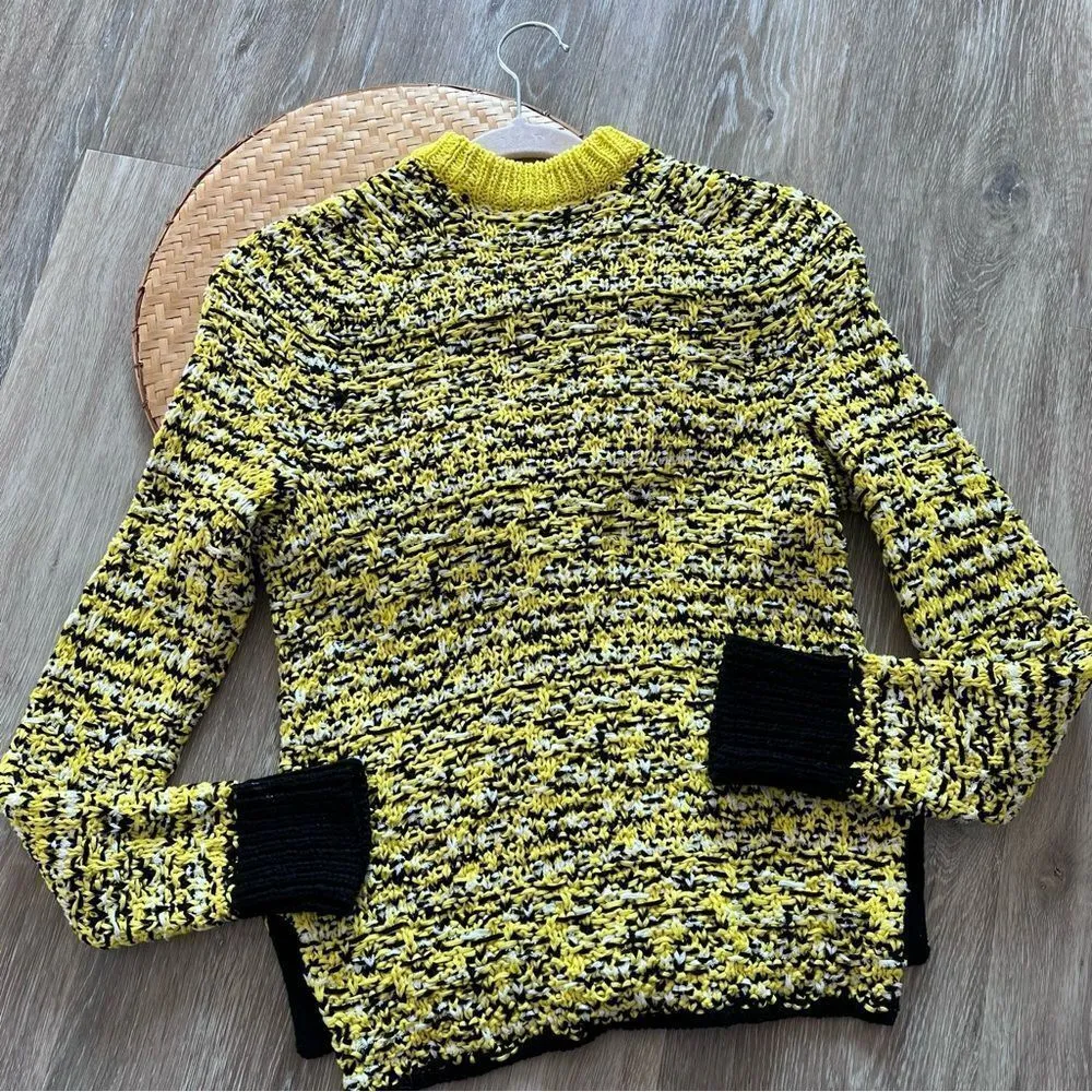 Rag & bone yellow viola knit‎ cardigan sweater women’s size xs - Image 8