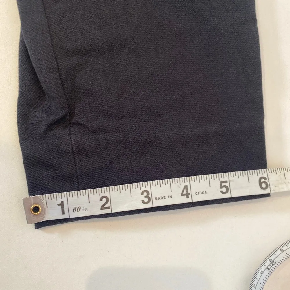 Everlane Women’s Black Stretchy Flat Front Ankle Pants Slim Fit EUC Sz 8 - Image 12