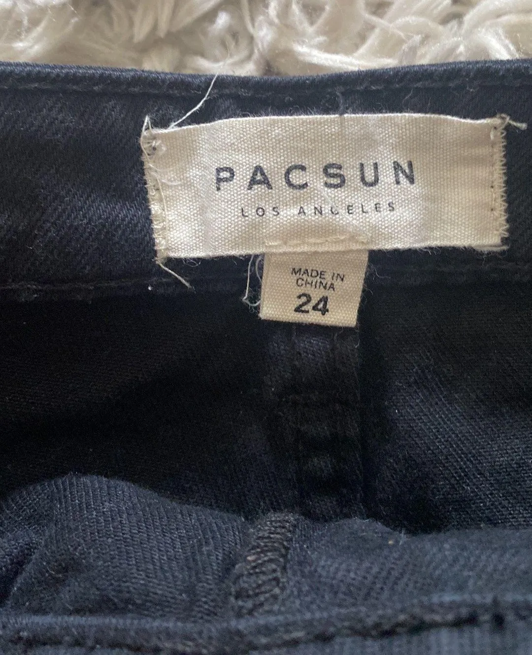 PacSun Black Jean Skirt - Image 2