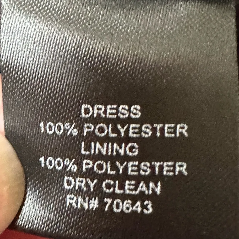 Jones New York Black & White Sheer Animal Print Pleated. With Slip Dress Sz 16W - Image 12