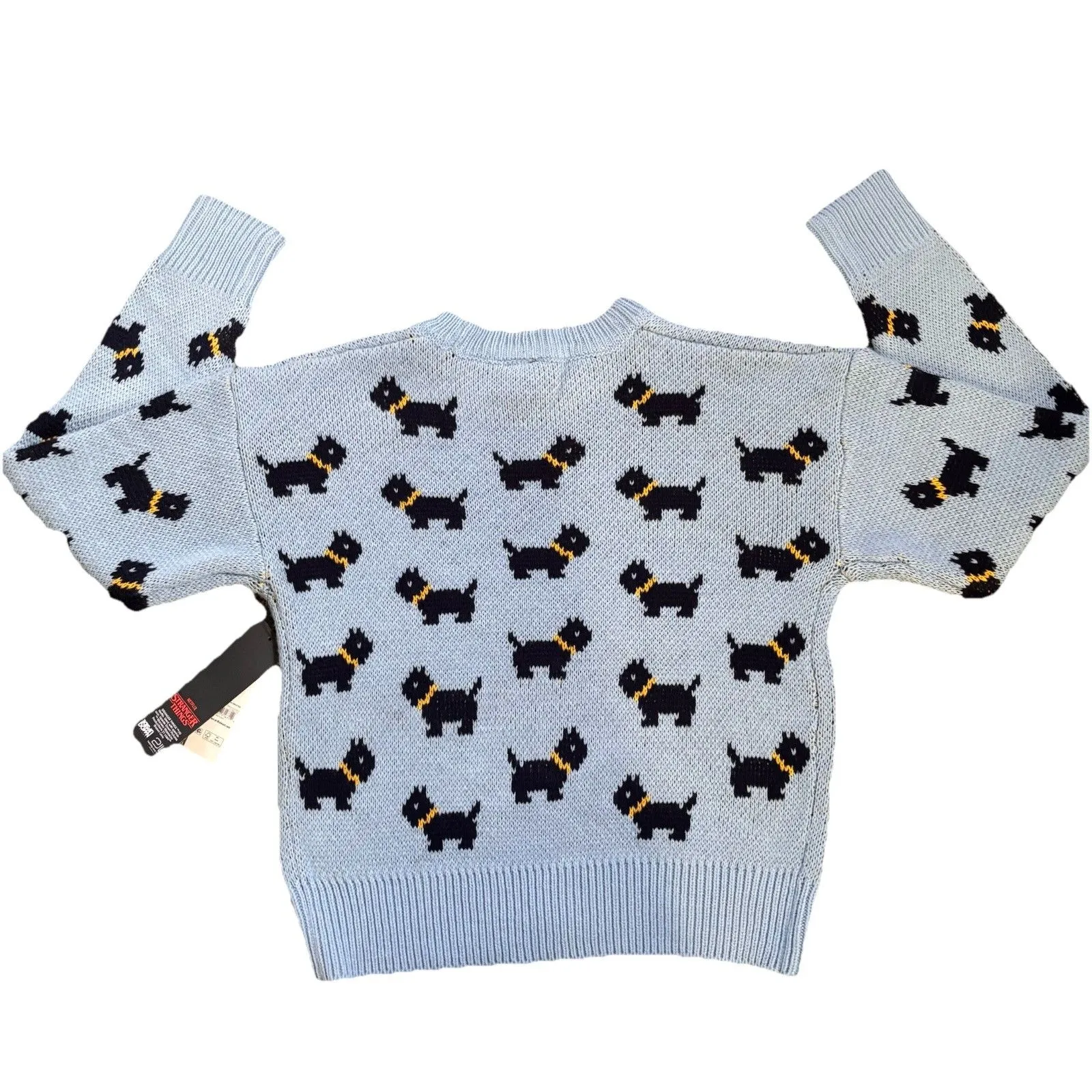 Netflix Original Official Stranger Things Scotties Erica Season 5 Sweater Small - Image 7