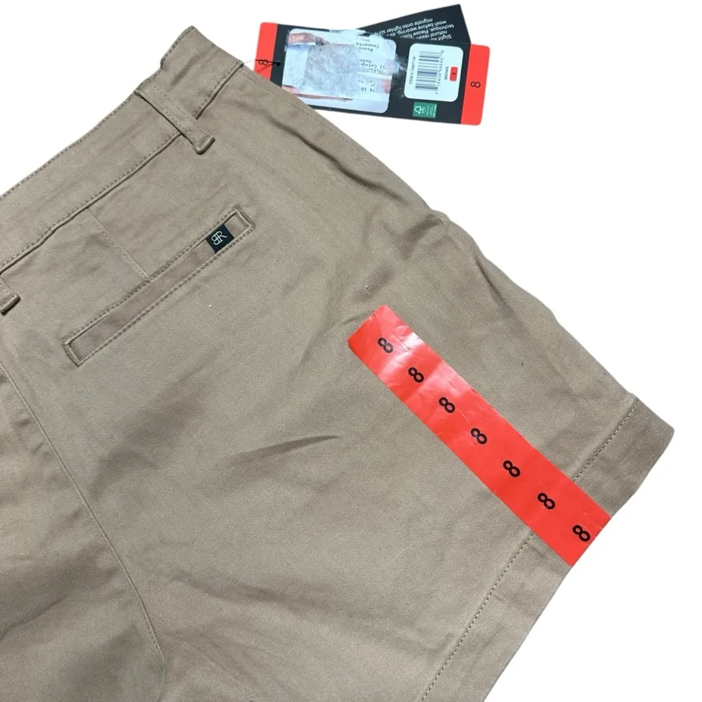 Banana Republic Brown Khaki Chino Shorts Womens 8 - Image 7