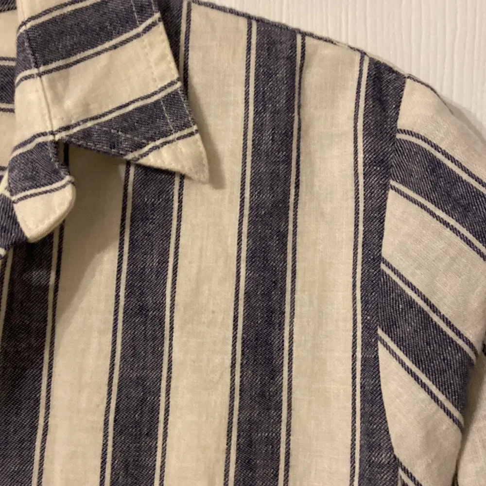 Madewell Women Dress 55% Linen and 45% Cotton lining under it 100% Cotton - Image 3