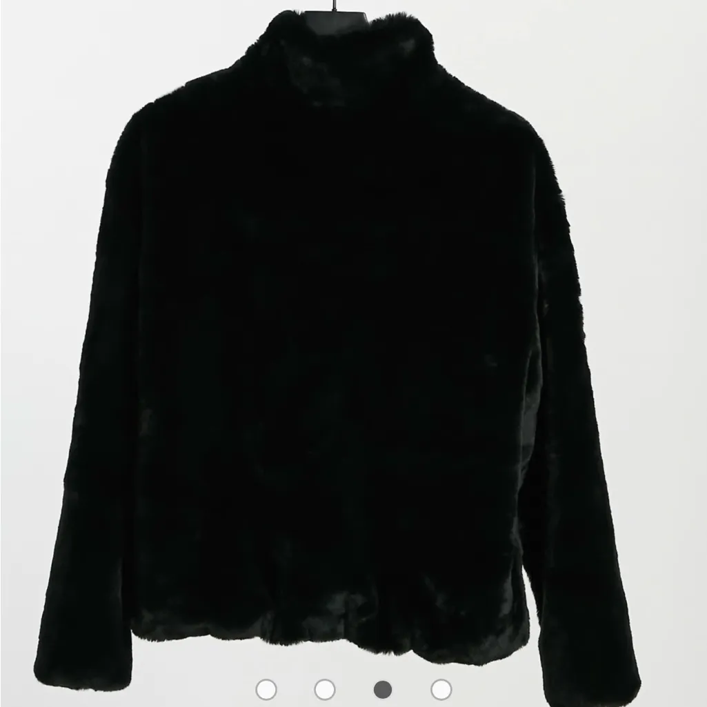 Nike Faux Fur Swoosh Jacket - Image 3
