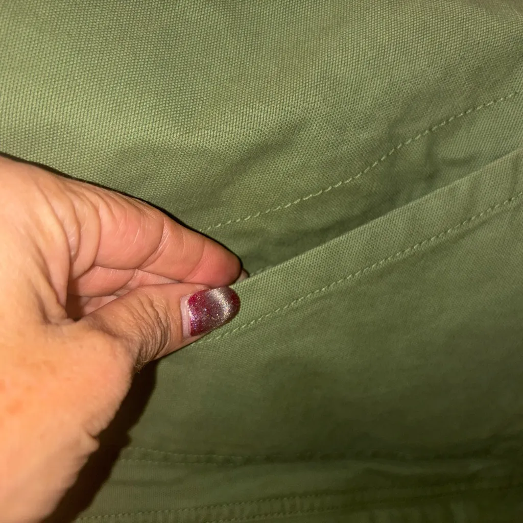 Alpine Design Women’s Quilted Chore Coat Olive Green Medium NWT - Image 5