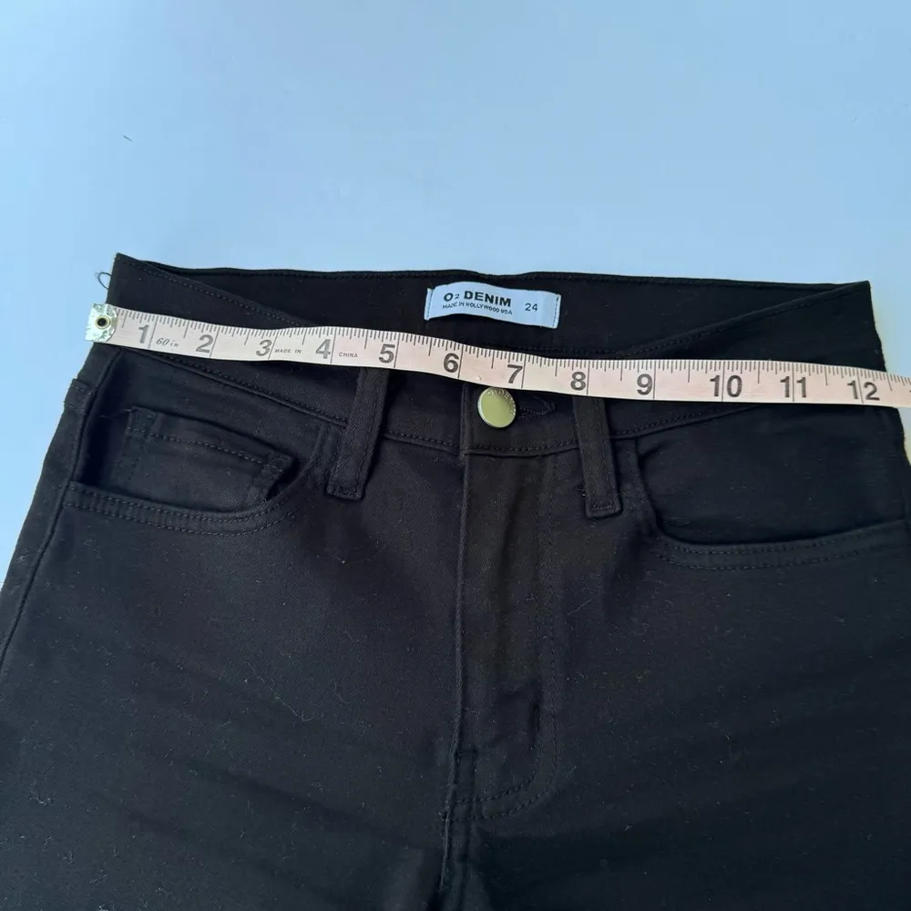 O2 Denim Black Flared Jeans 24 - Image 5