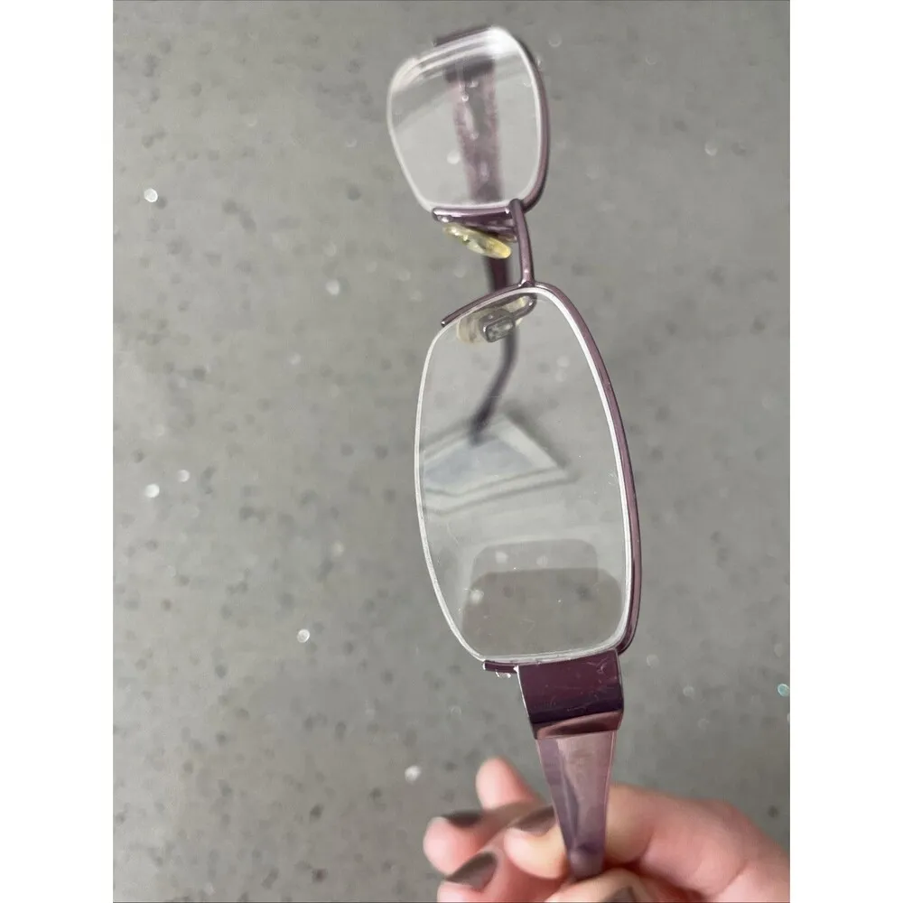 BEBE Eyeglasses Frames ONLY Bashful BB5027 Plum 49-16-130 06/11 Purple rectangle - Image 13