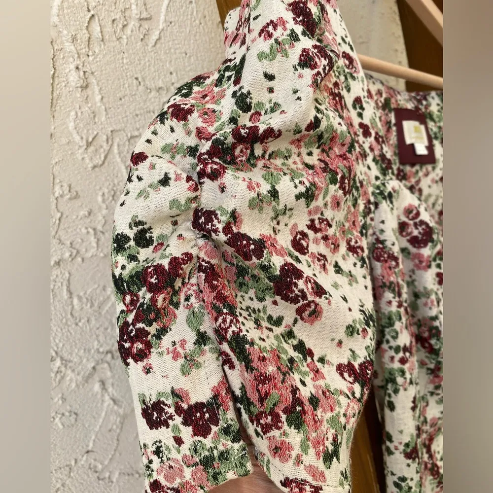 Maeve classic romantic floral top size 8 - Image 3