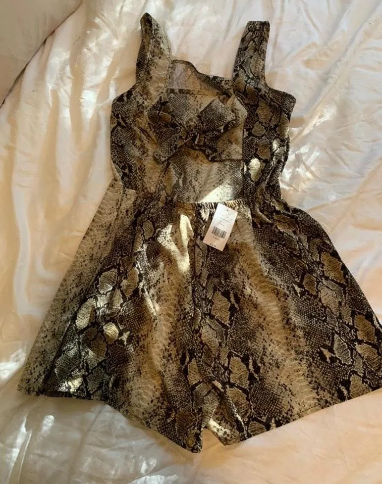 Willow & Root Snakeskin Romper - Image 4