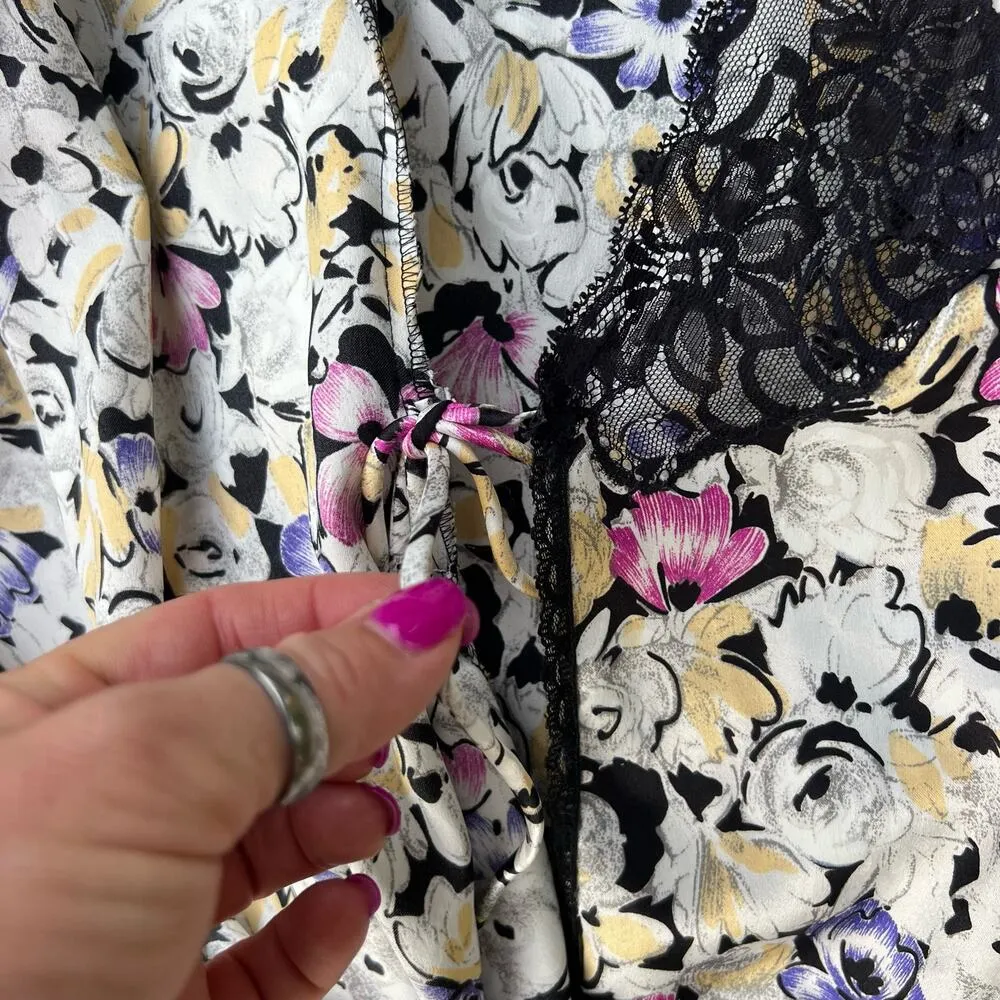 VTG Christian Dior lingerie Paris, New York for Saks Fifth Avenue robe MEDIUM - Image 5