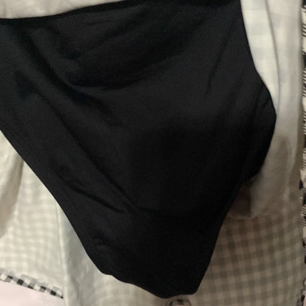 Lands' End Black and White Gingham WO SIZE 18 ONE PIECE BATHING SUIT EUC CLEAN - Image 8