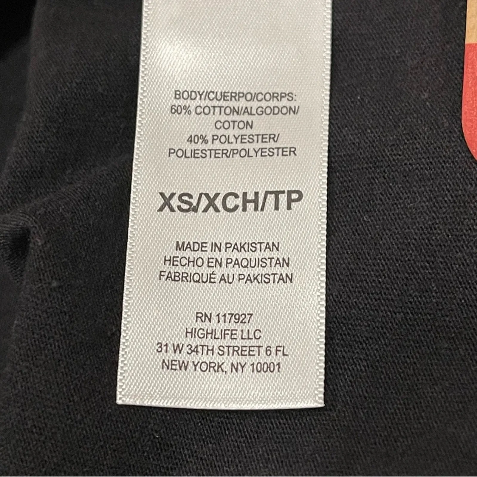 Reebok V-Neck T-Shirt Black Graphic Logo Short Sleeve Breathable NWT Size XS - Image 7