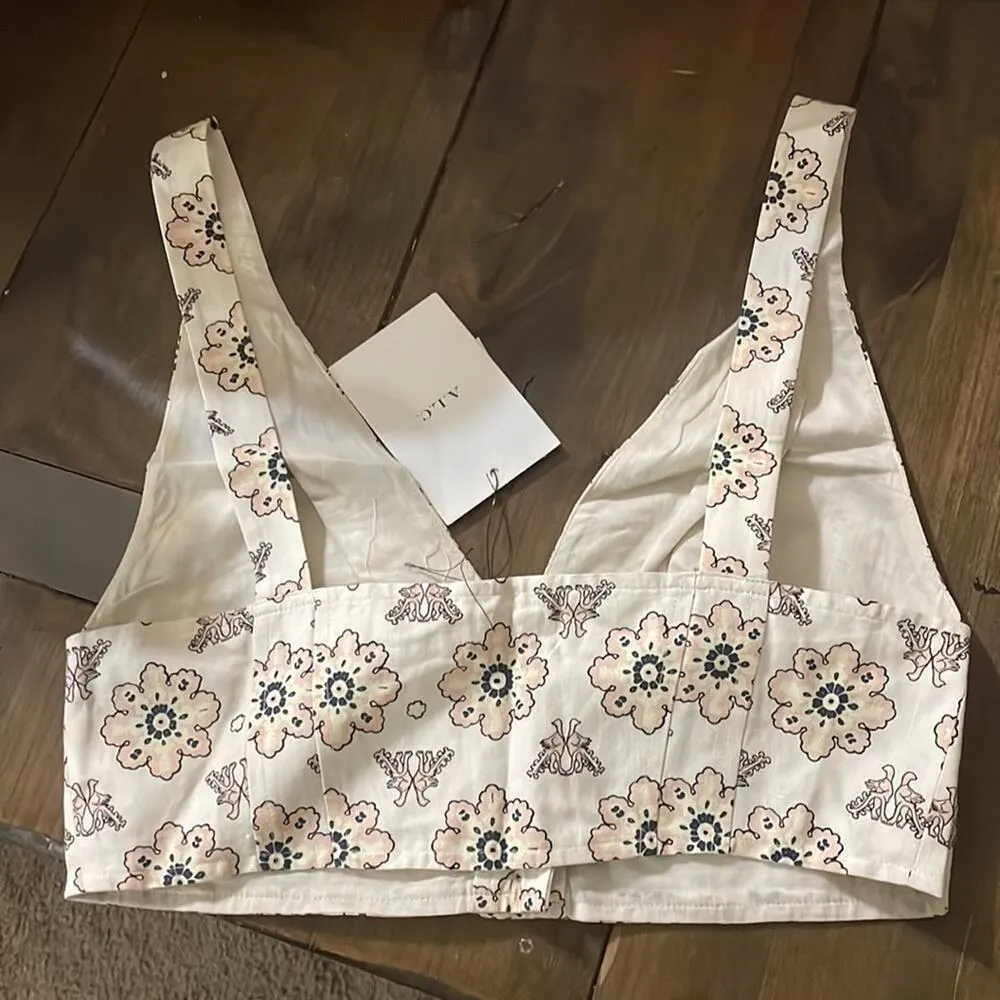 A.L.C “London” Crop Top cream - Image 8