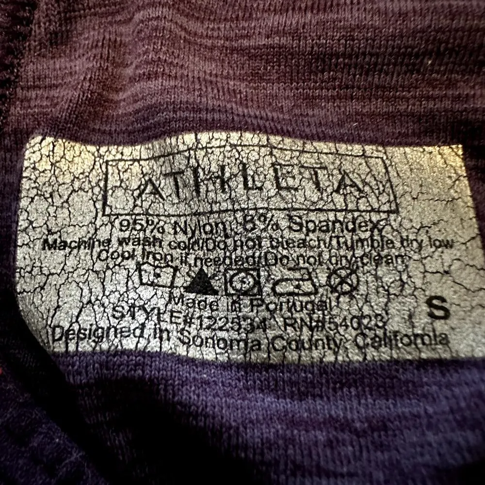 Athleta Tempo Seamless Tank Top Racerback Athletic Prince Purple Heather Small - Image 4