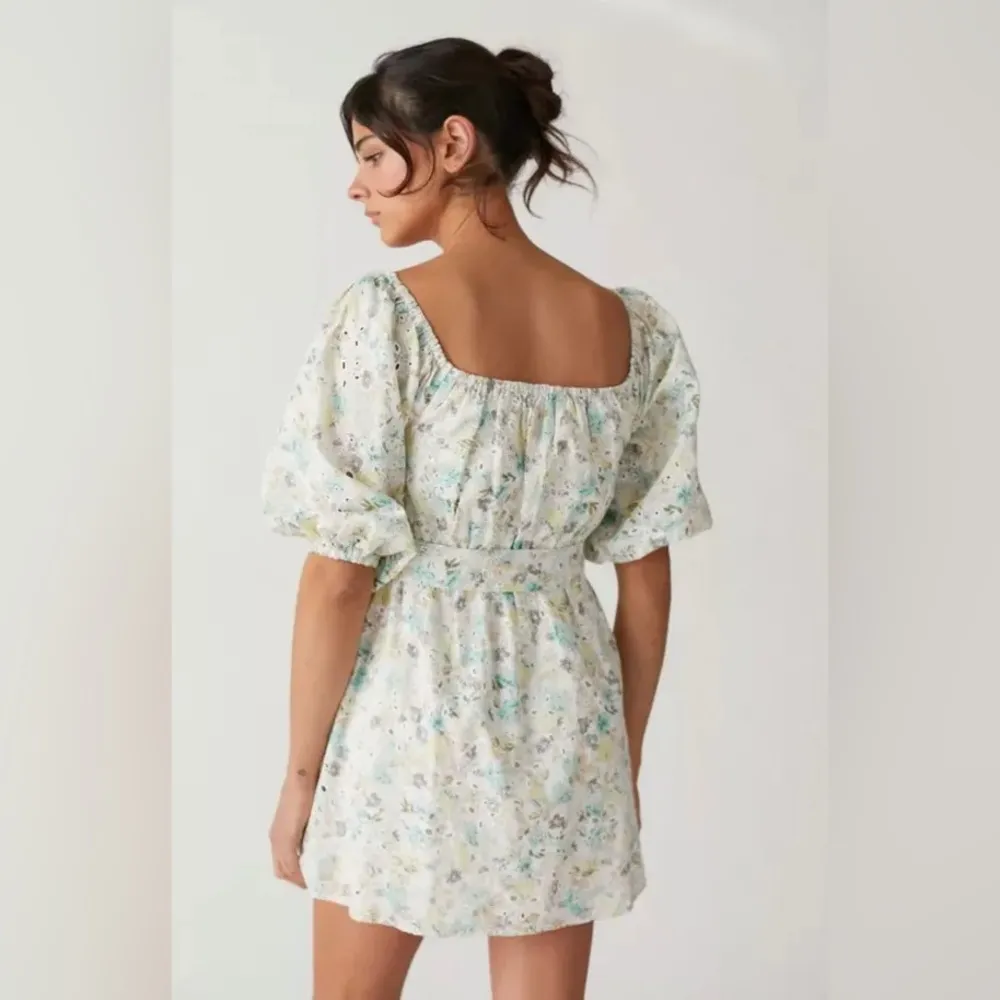 MINKPINK Irwin Mini Dress Floral White XS - Image 2