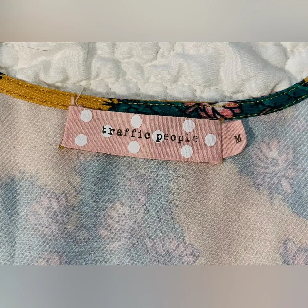 TRAFFIC PEOPLE Cactus Romper Sz M UNIQUE! Gold Size M - Image 2