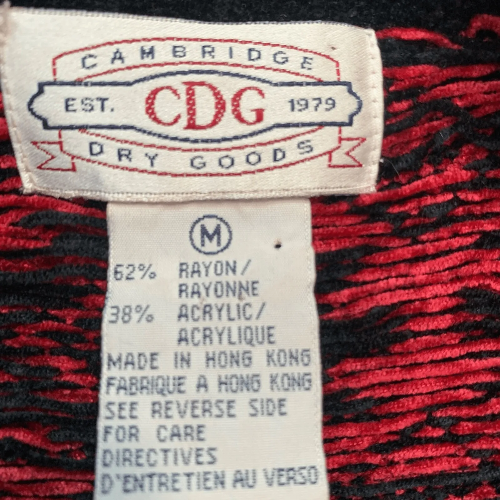 Vintage Cambridge Dry Goods Southwestern Geometric Knit Crewneck Sweater Medium Black - Image 6