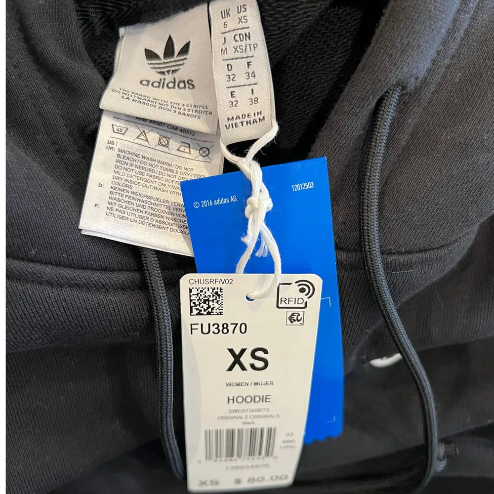 NWT adidas Originals Women's Bellista Ruffle Hoodie (XS) - Image 5