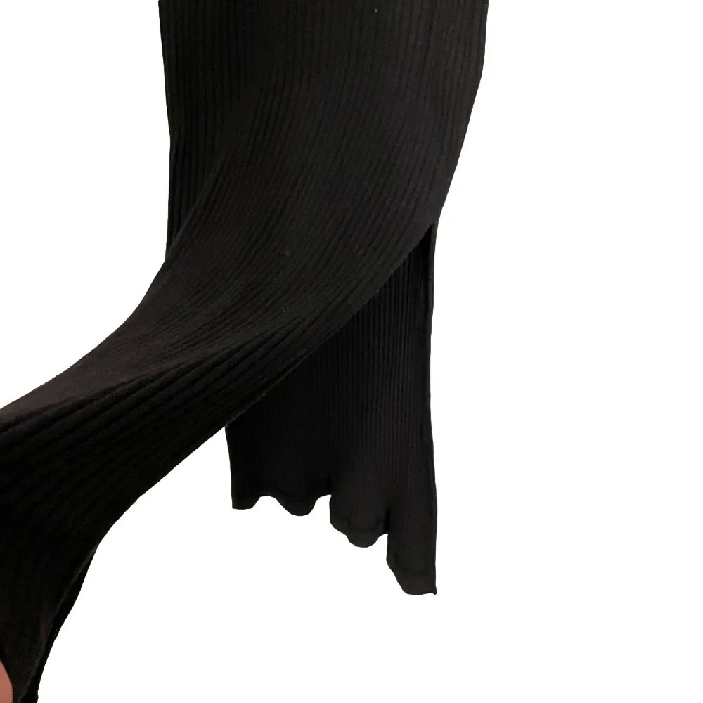 Andree By Unit Sweater Knit Off the Shoulder Long Sleeve Midi Dress Small Chic - Image 7